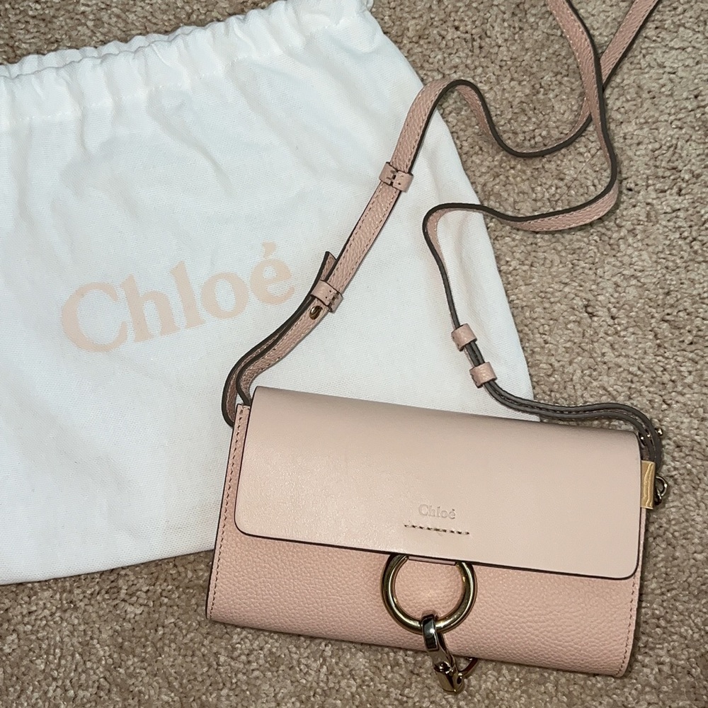Reposh! Chloe Faye Mini Wallet Crossbody in Blush